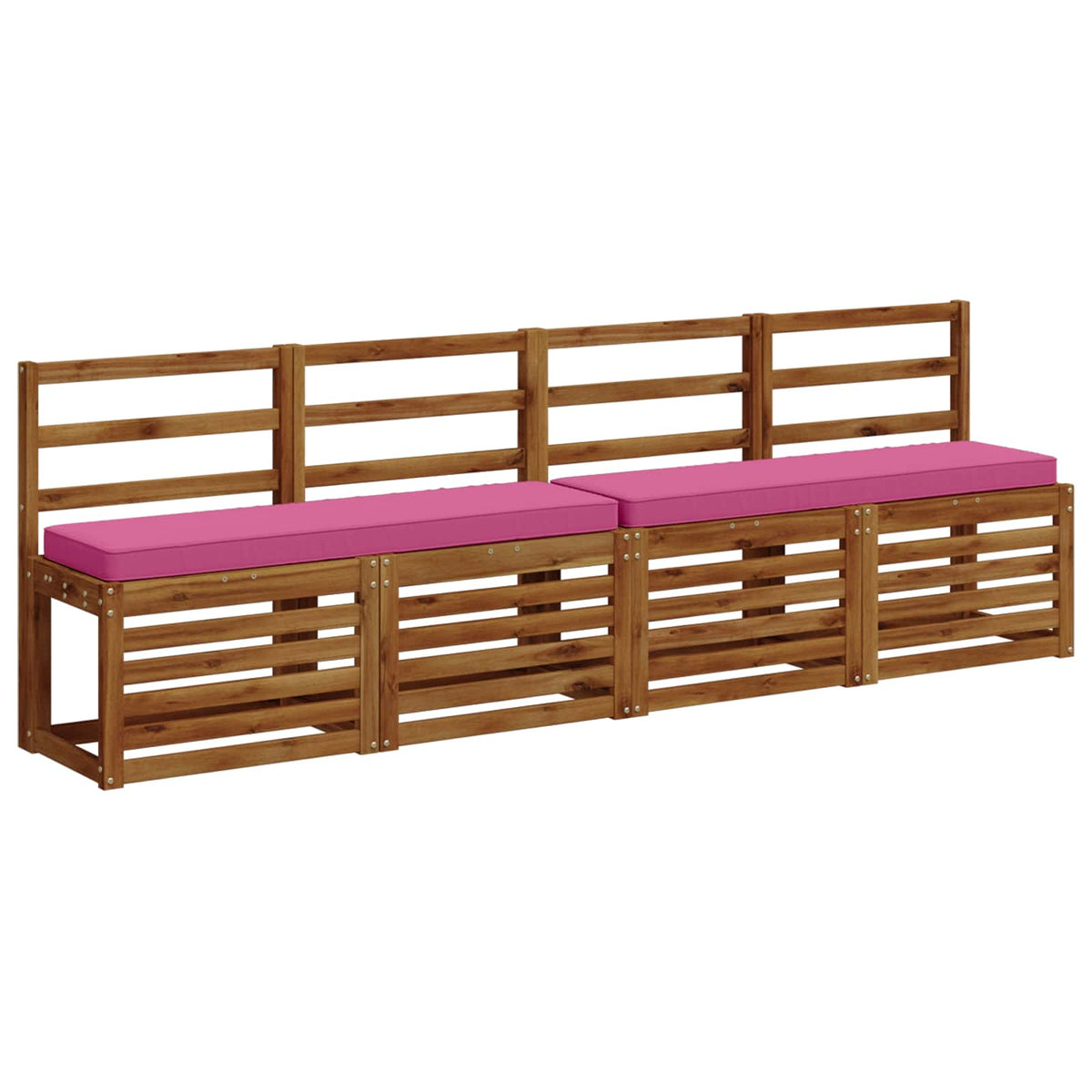 1-delig Bankkussen VUGHT 100% Polyester Roze 110 x 30 x 5 cm