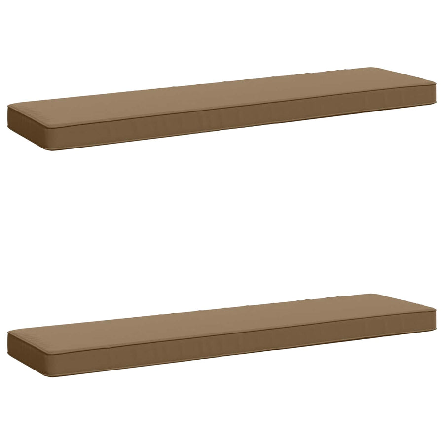 2-delige Bankkussens VUGHT 2 pcs 100% Polyester Taupe