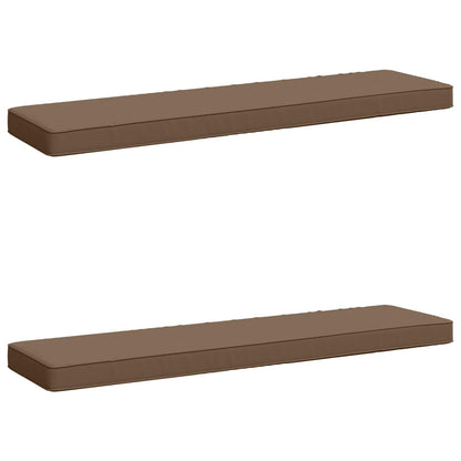2-delige Bankkussens VUGHT 2 pcs 100% Polyester Taupe