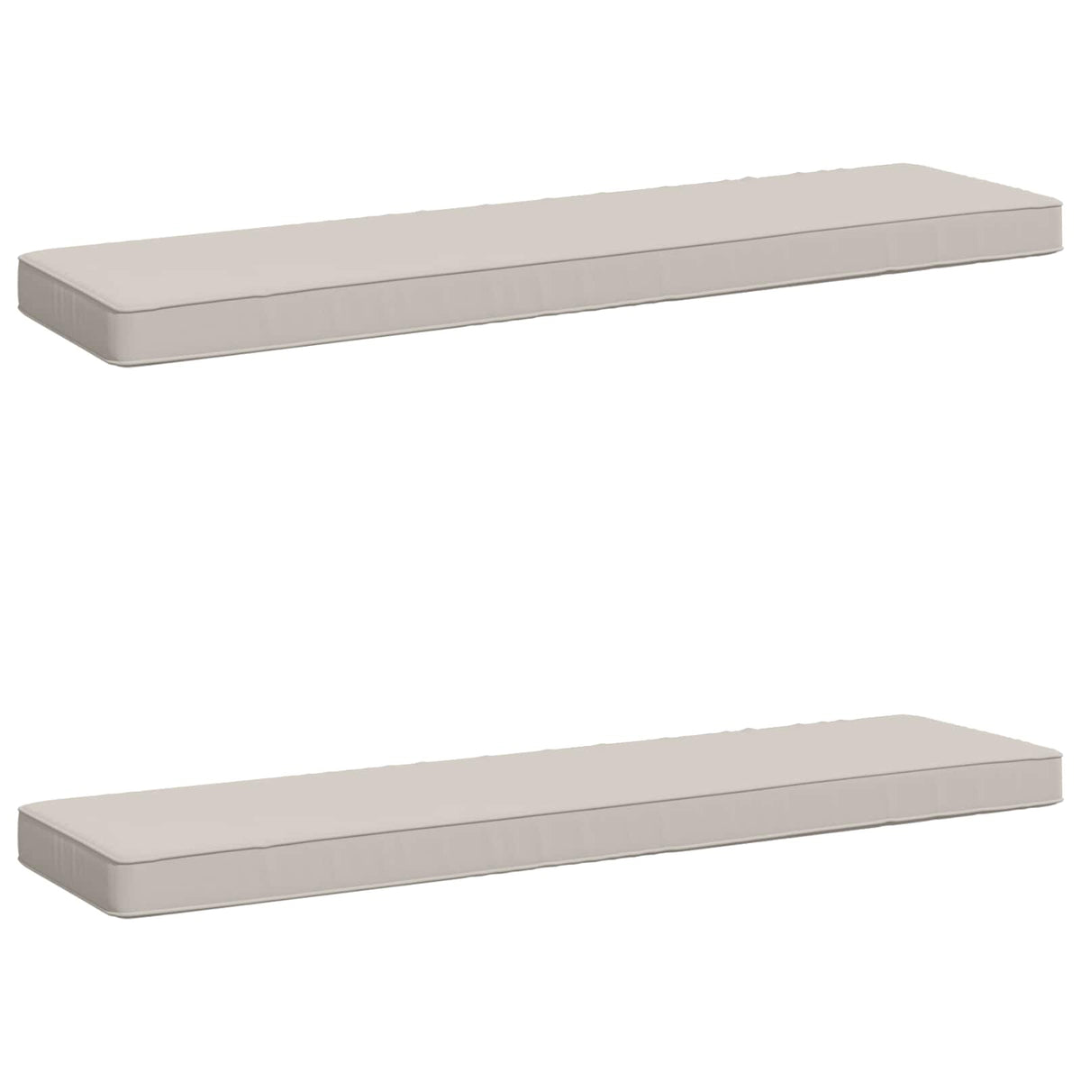 2-delige Bankkussens VUGHT 2 pcs 100% Polyester Wit