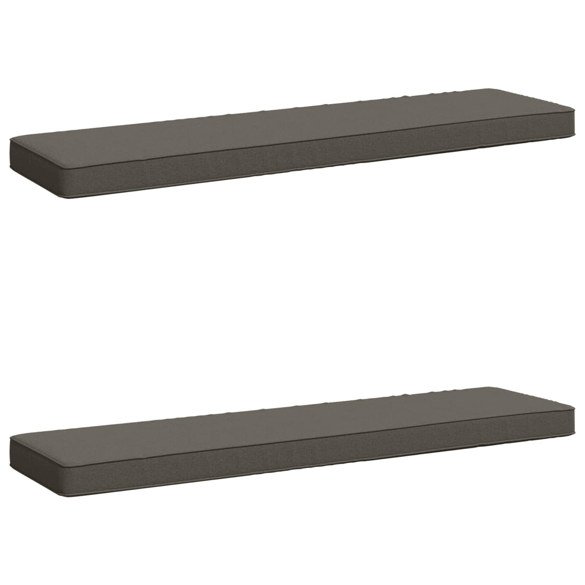 2-delige Bankkussens VUGHT 2 pcs 100% Polyester Grijs