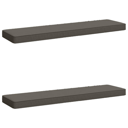2-delige Bankkussens VUGHT 2 pcs 100% Polyester Grijs