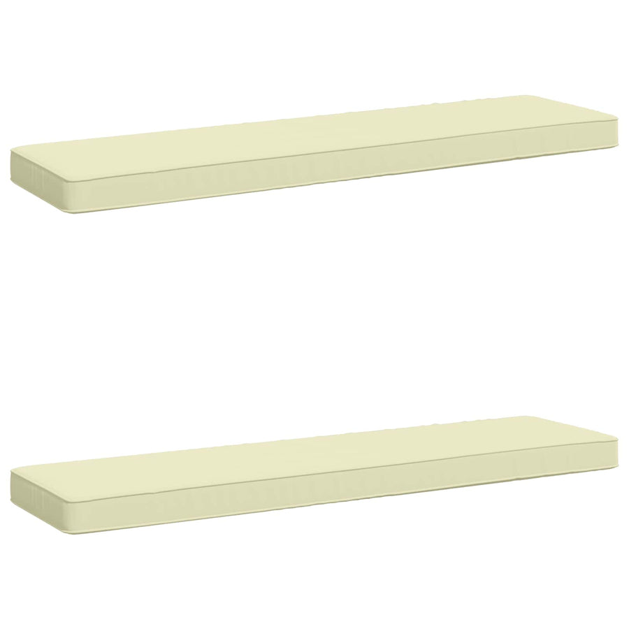 2-delige Bankkussens VUGHT 2 pcs 100% Polyester Crèmekleurig