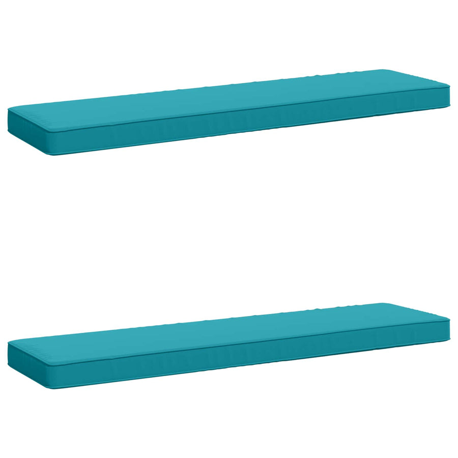 2-delige Bankkussens VUGHT 2 pcs 100% Polyester Turquoise