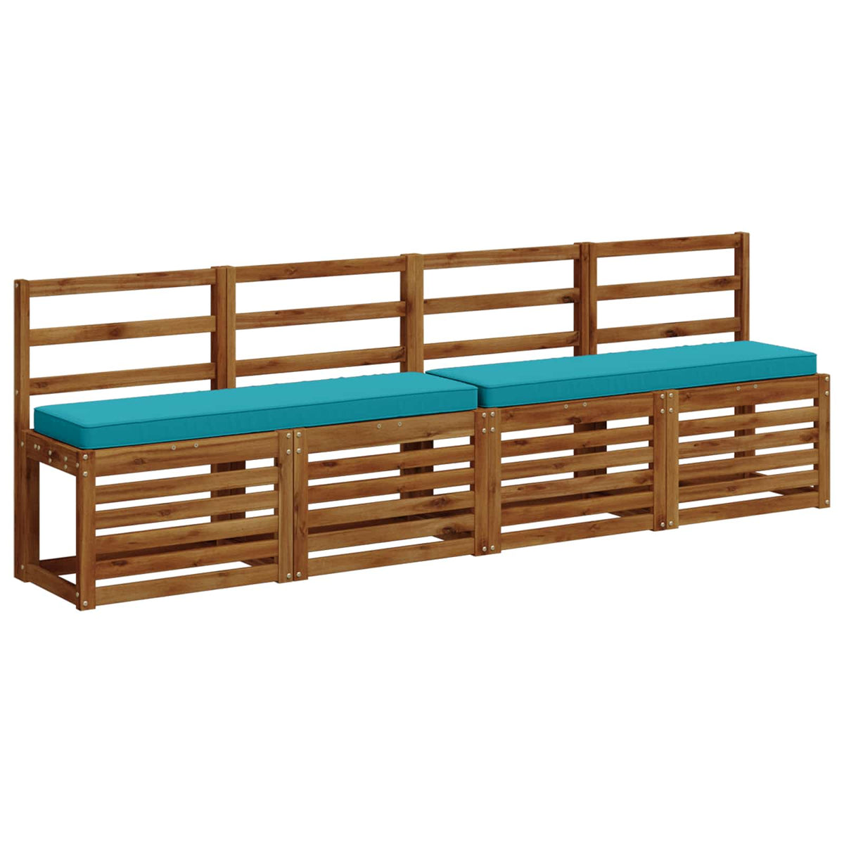 2-delige Bankkussens VUGHT 2 pcs 100% Polyester Turquoise