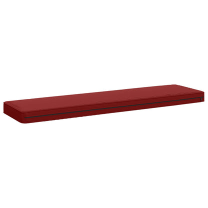 1-delig Bankkussen VUGHT 100% Polyester Wijnrood