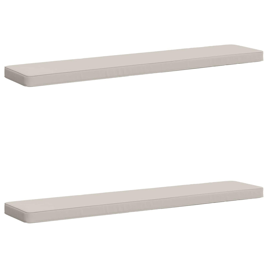 2-delige Bankkussens VUGHT 2 pcs 100% Polyester Wit