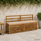 Bankkussen VUGHT 140x30x5 cm zand polyester