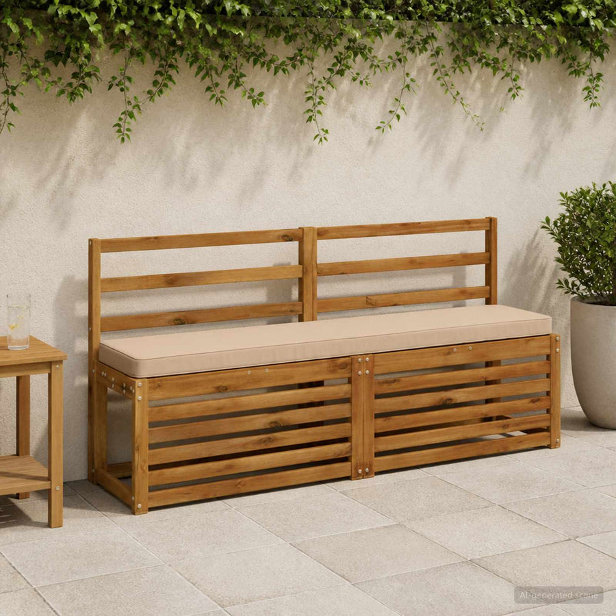 1-delig Bankkussen VUGHT 100% Polyester Zand 140 x 30 x 5 cm