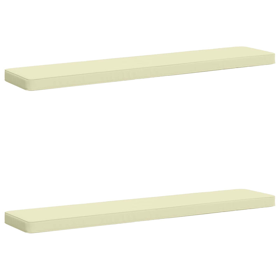 2-delige Bankkussens VUGHT 2 pcs 100% Polyester Crèmekleurig