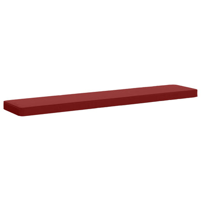 1-delig Bankkussen VUGHT 100% Polyester Wijnrood