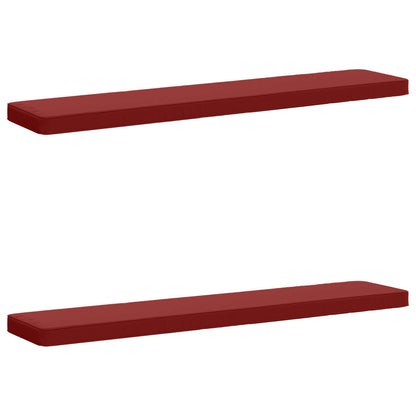 2-delige Bankkussens VUGHT 2 pcs 100% Polyester Wijnrood