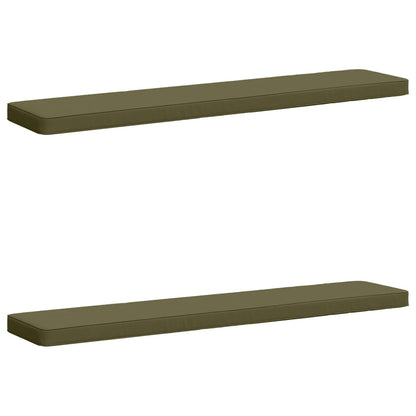 2-delige Bankkussens VUGHT 2 pcs 100% Polyester Olijfgroen