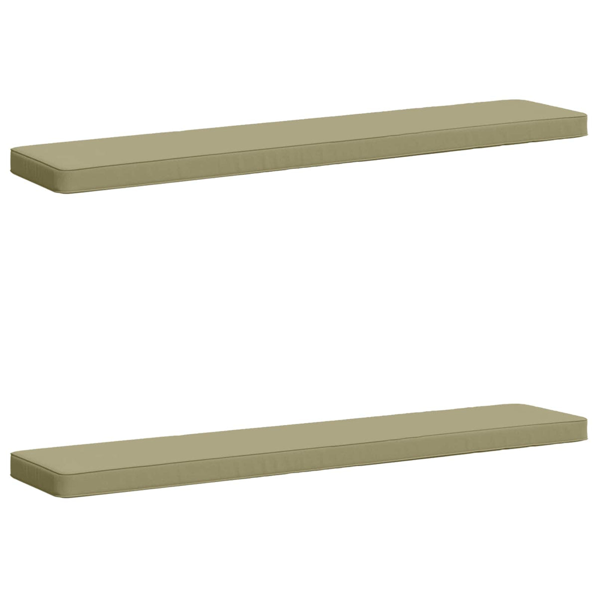 2-delige Bankkussens VUGHT 2 pcs 100% Polyester Lichtgroen