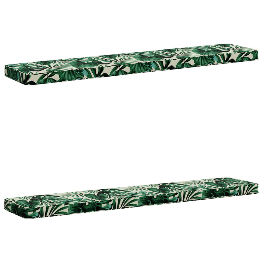 2-delige Bankkussens VUGHT 2 pcs 100% Polyester Bladpatroon