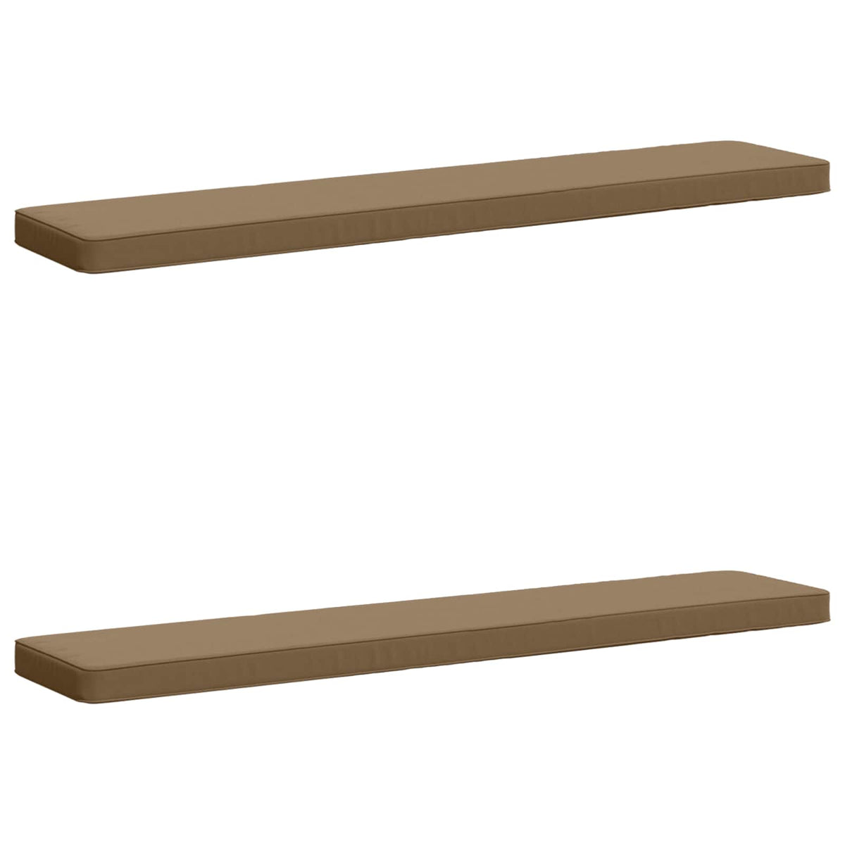 2-delige Bankkussens VUGHT 2 pcs 100% Polyester Taupe