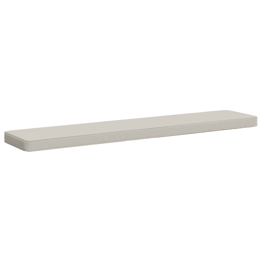 1-delig Bankkussen VUGHT 100% Polyester Wit 160 x 30 x 5 cm