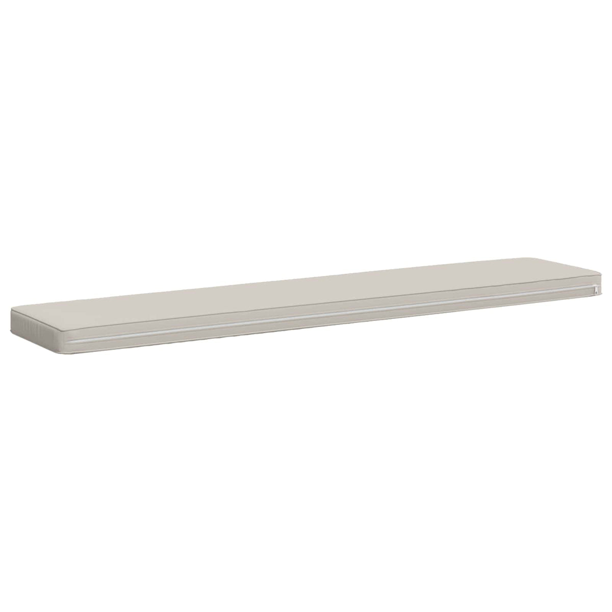 1-delig Bankkussen VUGHT 100% Polyester Wit 160 x 30 x 5 cm