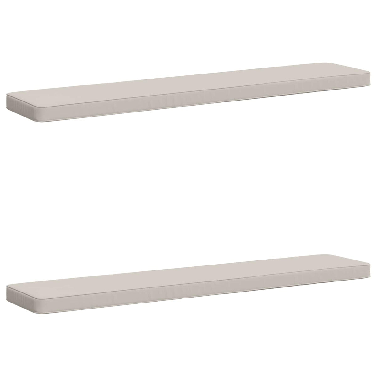 2-delige Bankkussens VUGHT 2 pcs 100% Polyester Wit