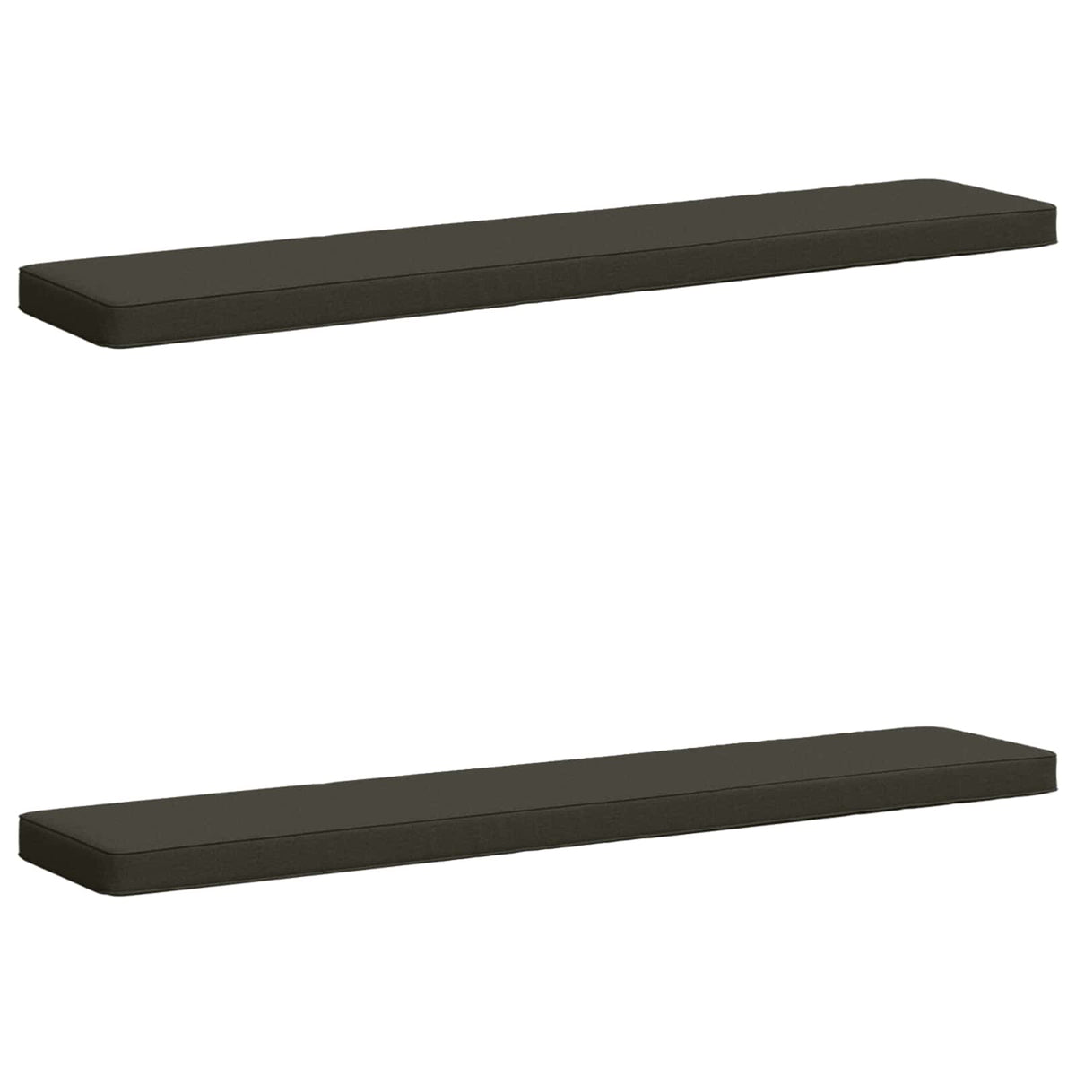 2-delige Bankkussens VUGHT 2 pcs 100% Polyester Antraciet