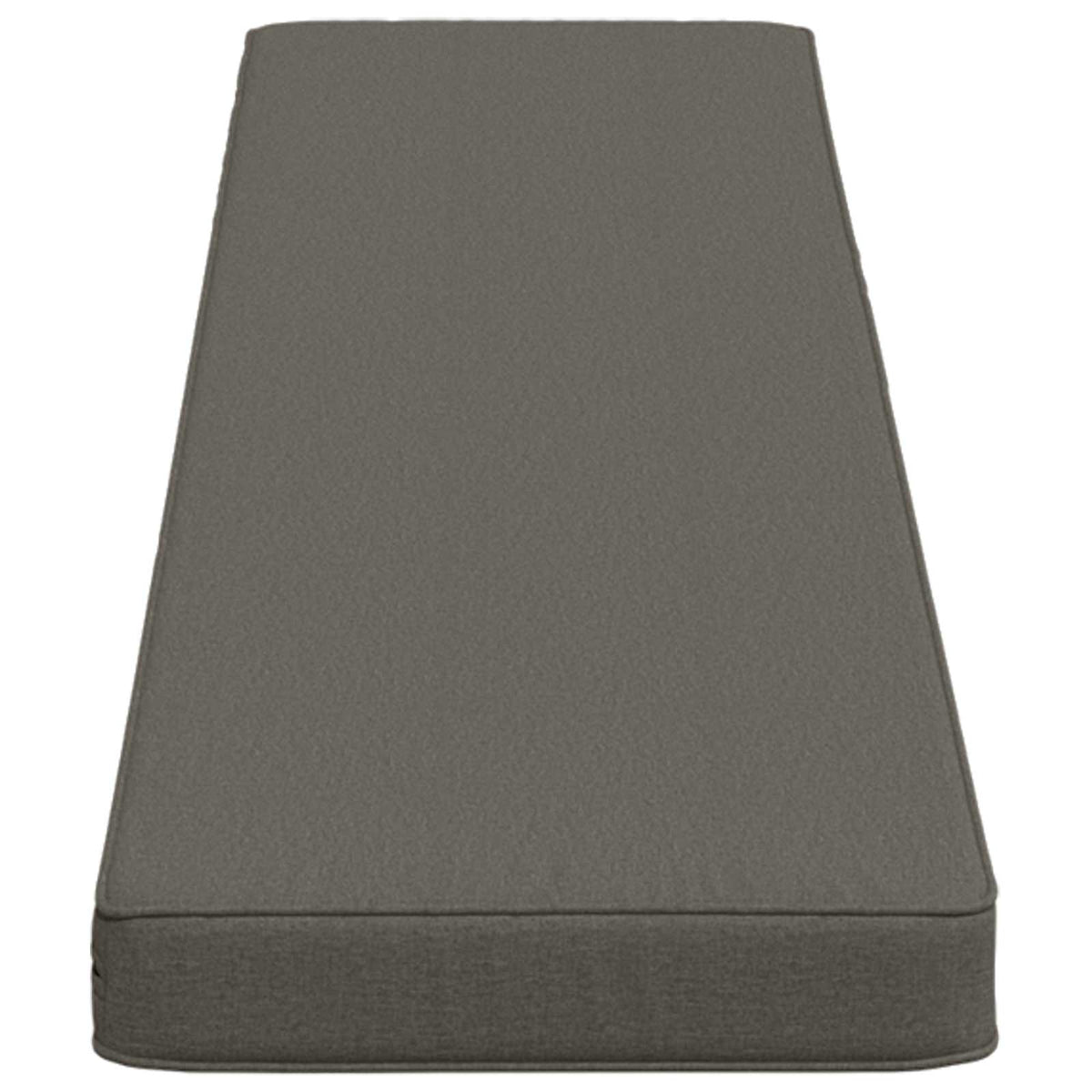 1-delig Bankkussen VUGHT 100% Polyester Grijs 160 x 30 x 5 cm
