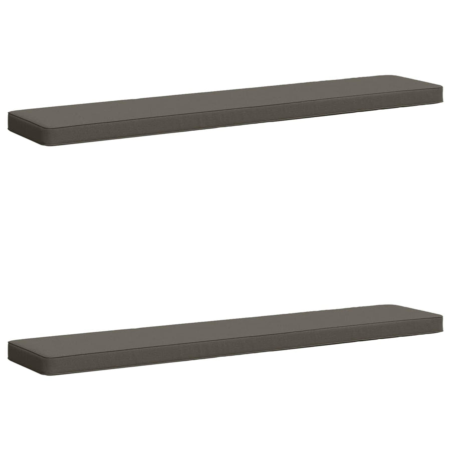2-delige Bankkussens VUGHT 2 pcs 100% Polyester Grijs