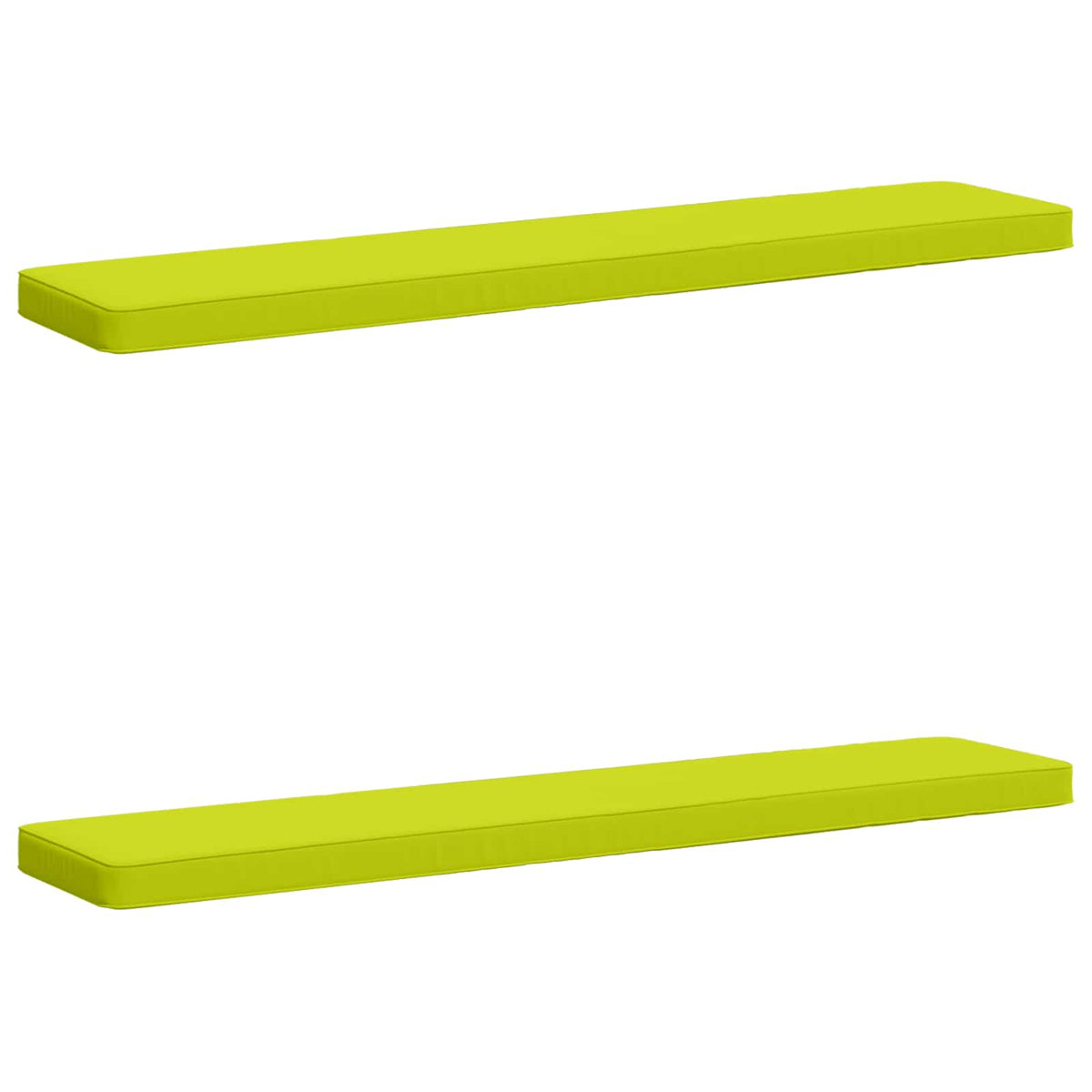 2-delige Bankkussens VUGHT 2 pcs 100% Polyester Helder groen