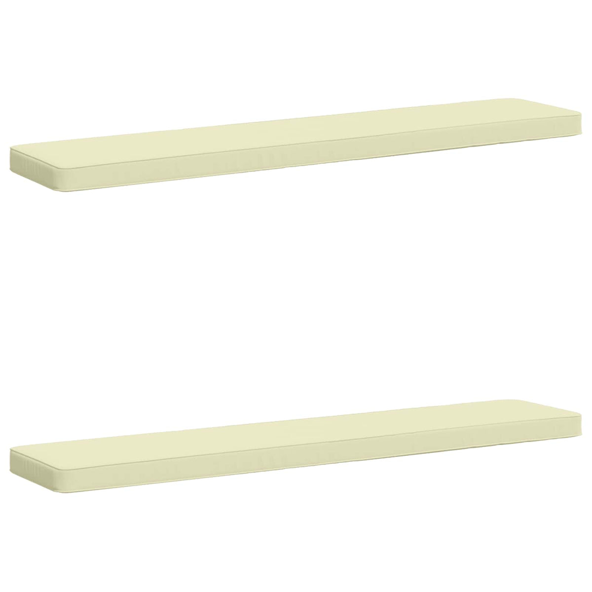 2-delige Bankkussens VUGHT 2 pcs 100% Polyester Crèmekleurig