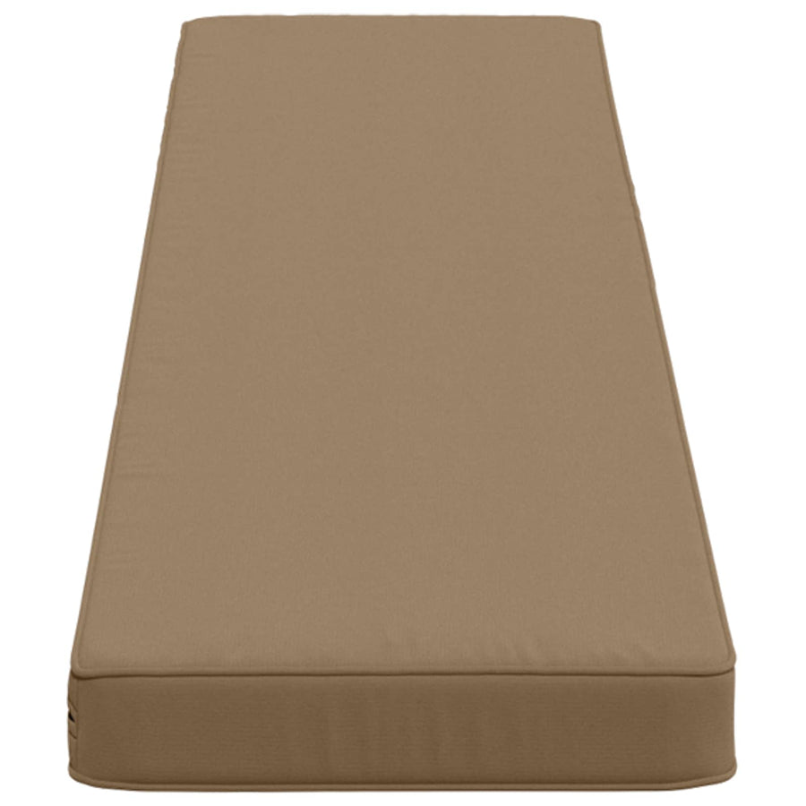 1-delig Bankkussen VUGHT 100% Polyester Taupe 160 x 30 x 5 cm