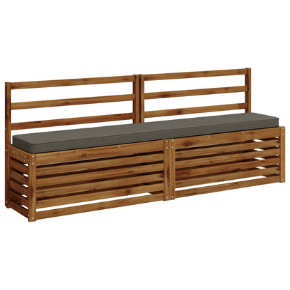 1-delig Bankkussen VUGHT 100% Polyester Grijs 170 x 30 x 5 cm