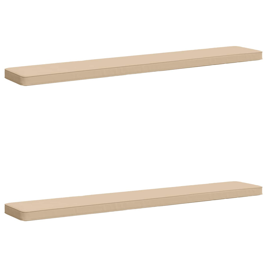 2-delige Bankkussens VUGHT 2 pcs 100% Polyester Crèmekleurig