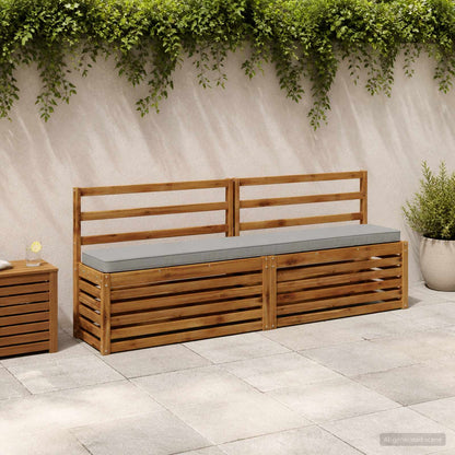 1-delig Bankkussen VUGHT 100% Polyester Grijs 170 x 30 x 5 cm