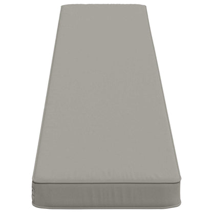 1-delig Bankkussen VUGHT 100% Polyester Grijs 170 x 30 x 5 cm