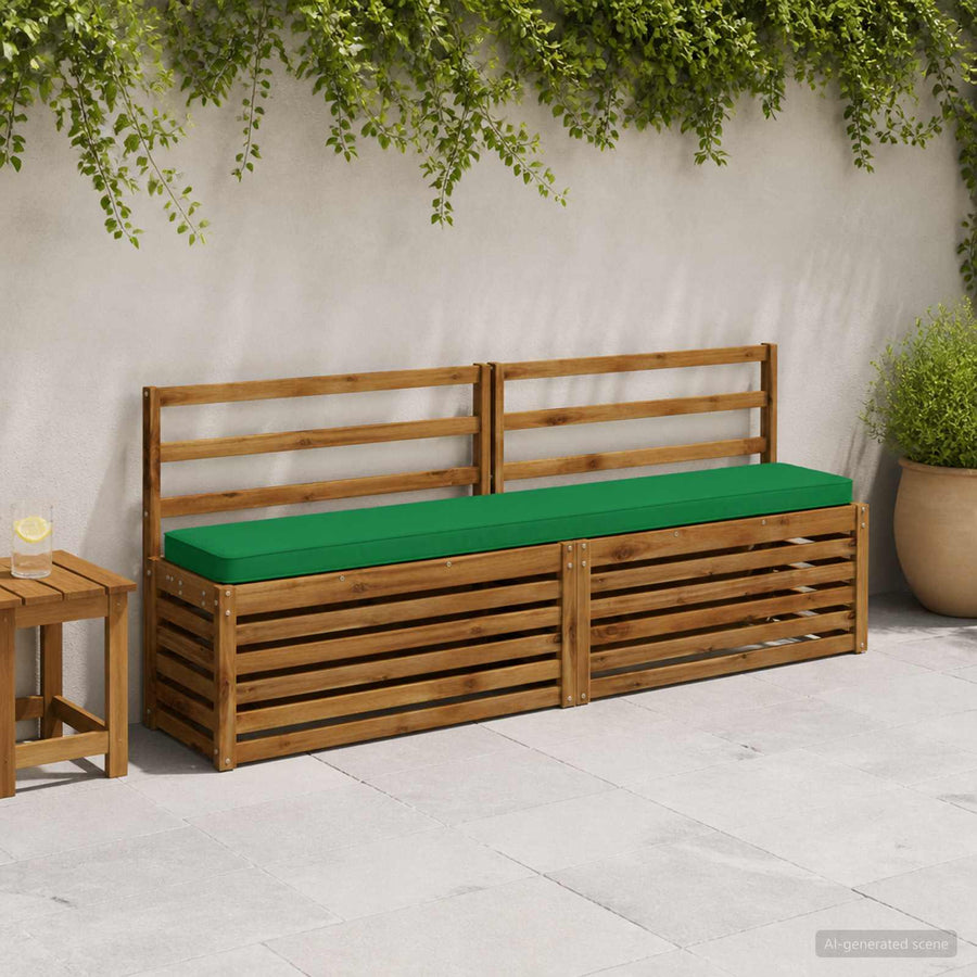 1-delig Bankkussen VUGHT 100% Polyester Groen 170 x 30 x 5 cm