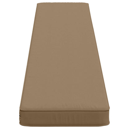1-delig Bankkussen VUGHT 100% Polyester Taupe 170 x 30 x 5 cm