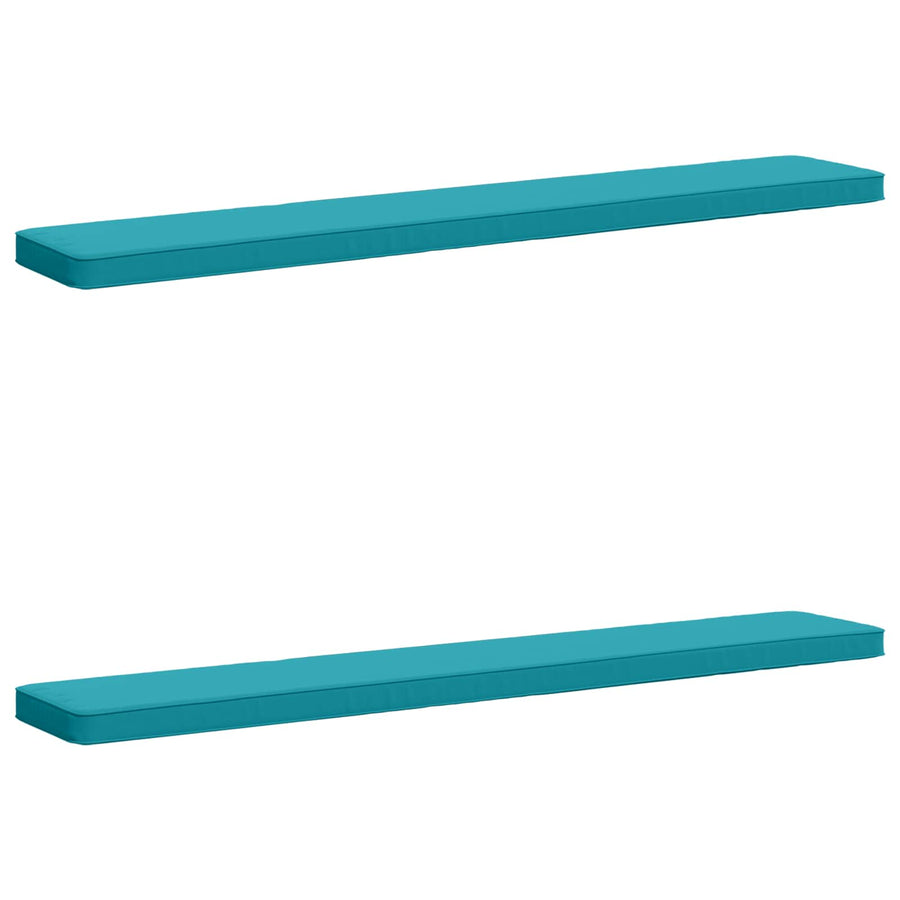 2-delige Bankkussens VUGHT 2 pcs 100% Polyester Turquoise