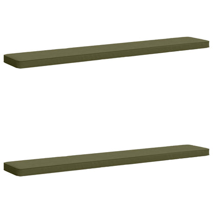 2-delige Bankkussens VUGHT 2 pcs 100% Polyester Olijfgroen
