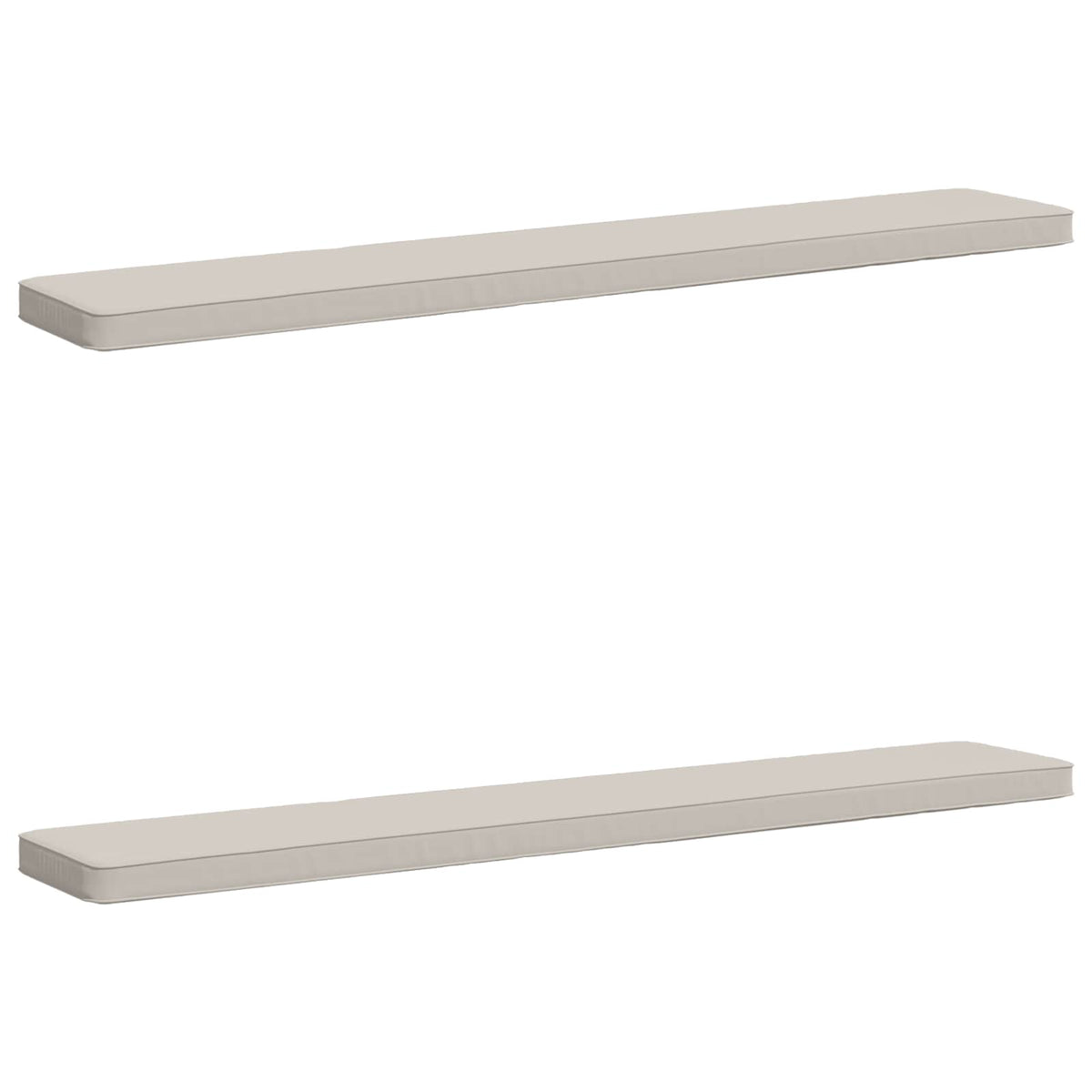 2-delige Bankkussens VUGHT 2 pcs 100% Polyester Wit