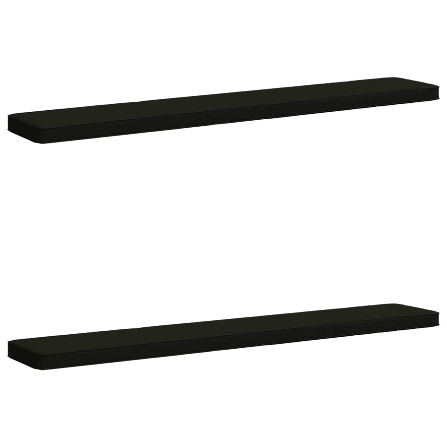 2-delige Bankkussens VUGHT 2 pcs 100% Polyester Zwart