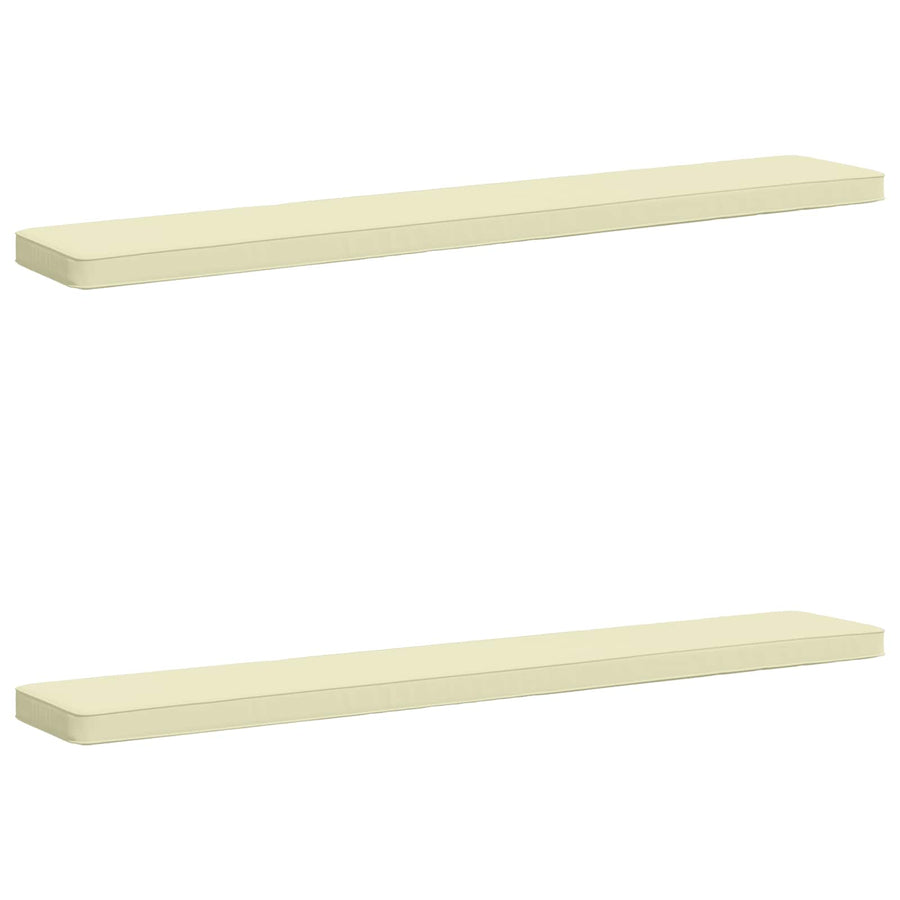 2-delige Bankkussens VUGHT 2 pcs 100% Polyester Crèmekleurig
