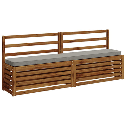 2-delige Bankkussens VUGHT 2 pcs 100% Polyester Grijs