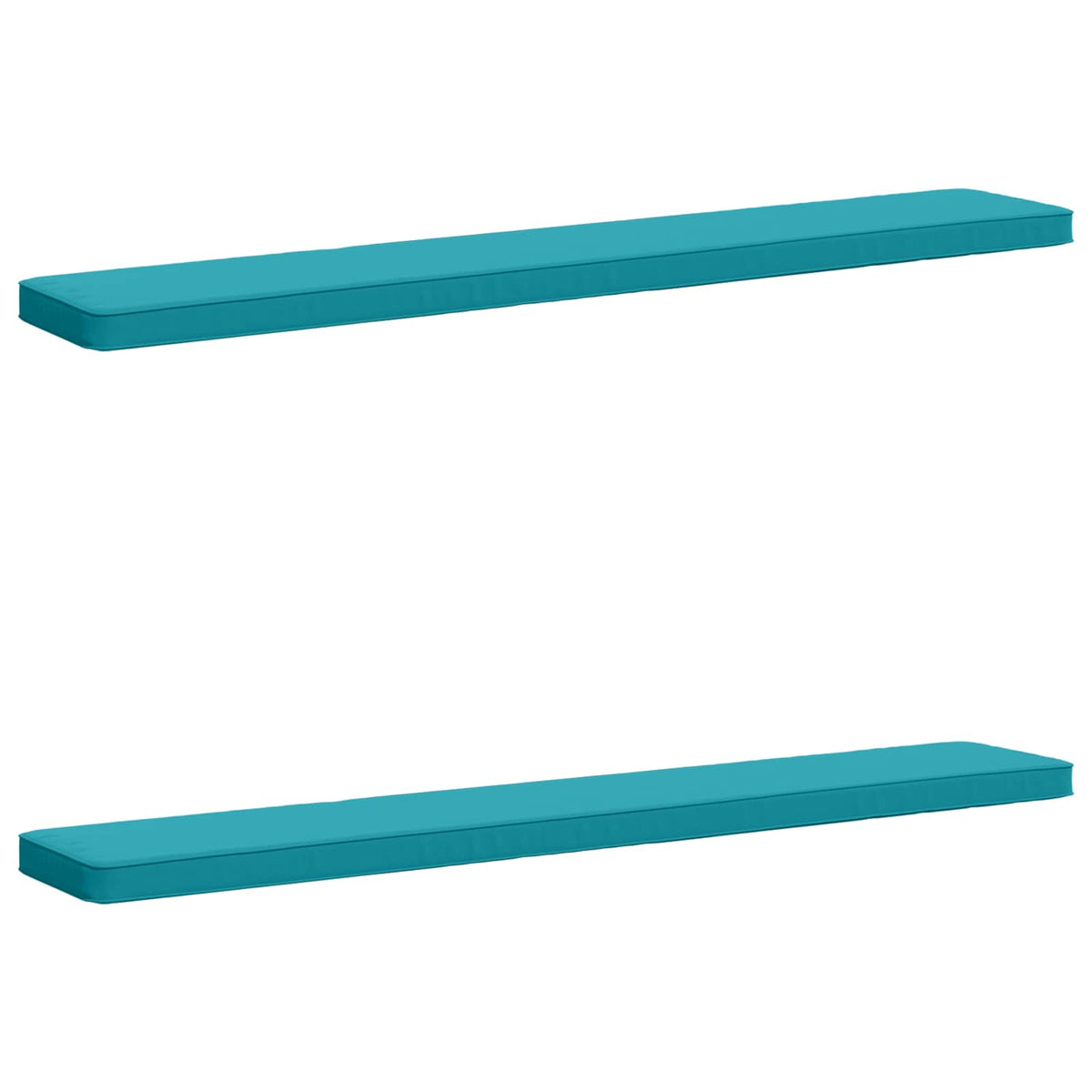 2-delige Bankkussens VUGHT 2 pcs 100% Polyester Turquoise