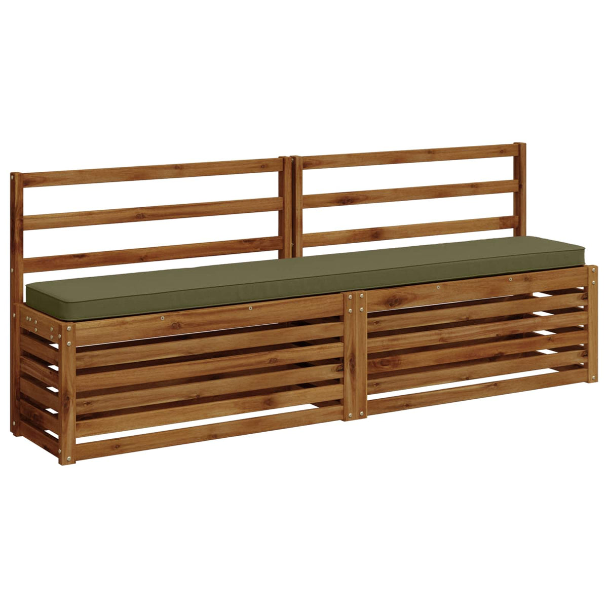 1-delig Bankkussen VUGHT 100% Polyester Olijfgroen