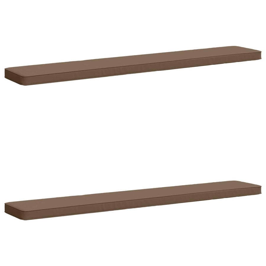 2-delige Bankkussens VUGHT 2 pcs 100% Polyester Taupe