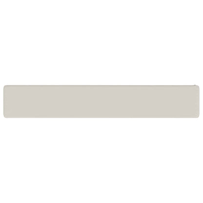1-delig Bankkussen VUGHT 100% Polyester Wit 200 x 30 x 5 cm