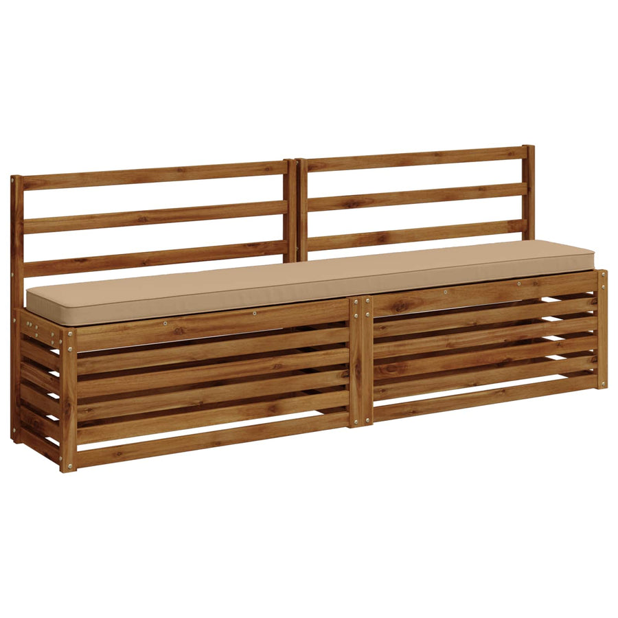 1-delig Bankkussen VUGHT 100% Polyester Zand 200 x 30 x 5 cm