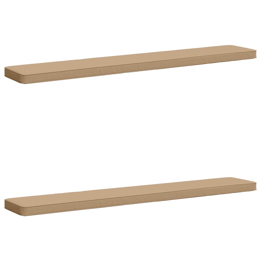 2-delige Bankkussens VUGHT 2 pcs 100% Polyester Zand
