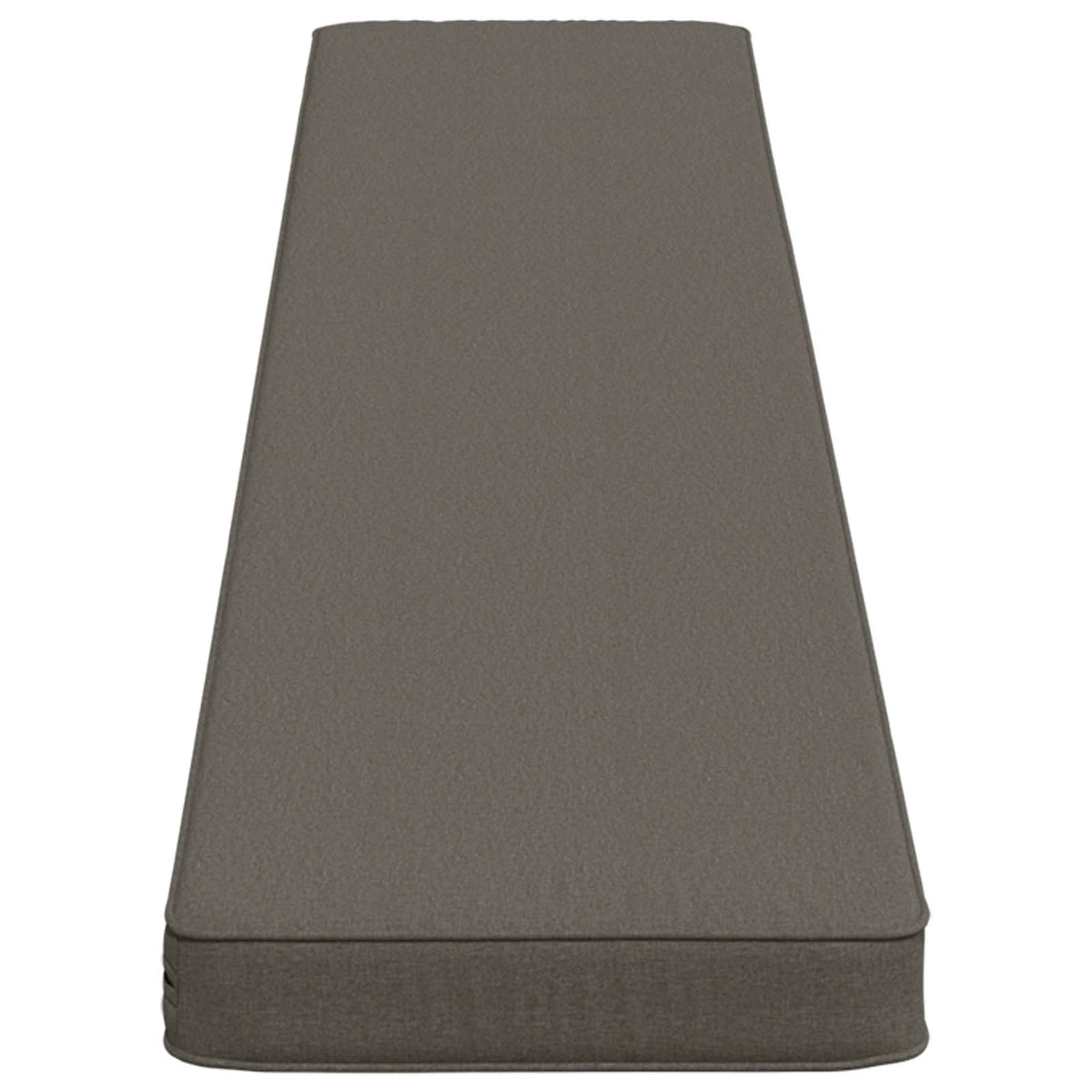 1-delig Bankkussen VUGHT 100% Polyester Grijs 200 x 30 x 5 cm
