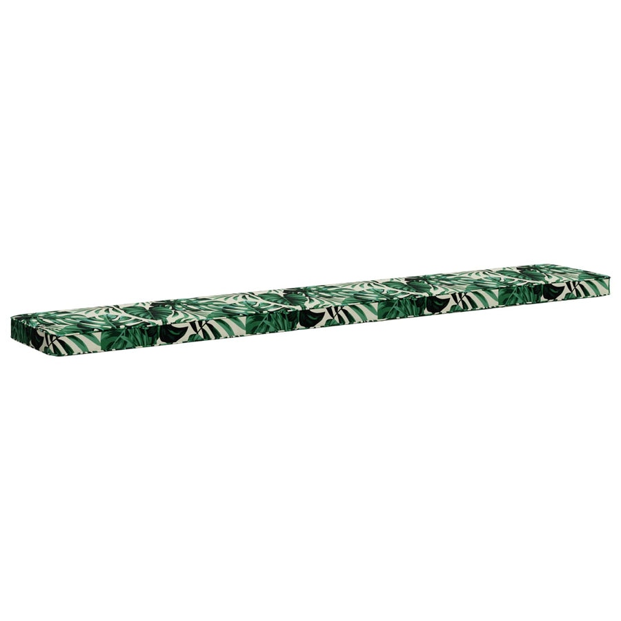 1-delig Bankkussen VUGHT 100% Polyester Bladpatroon
