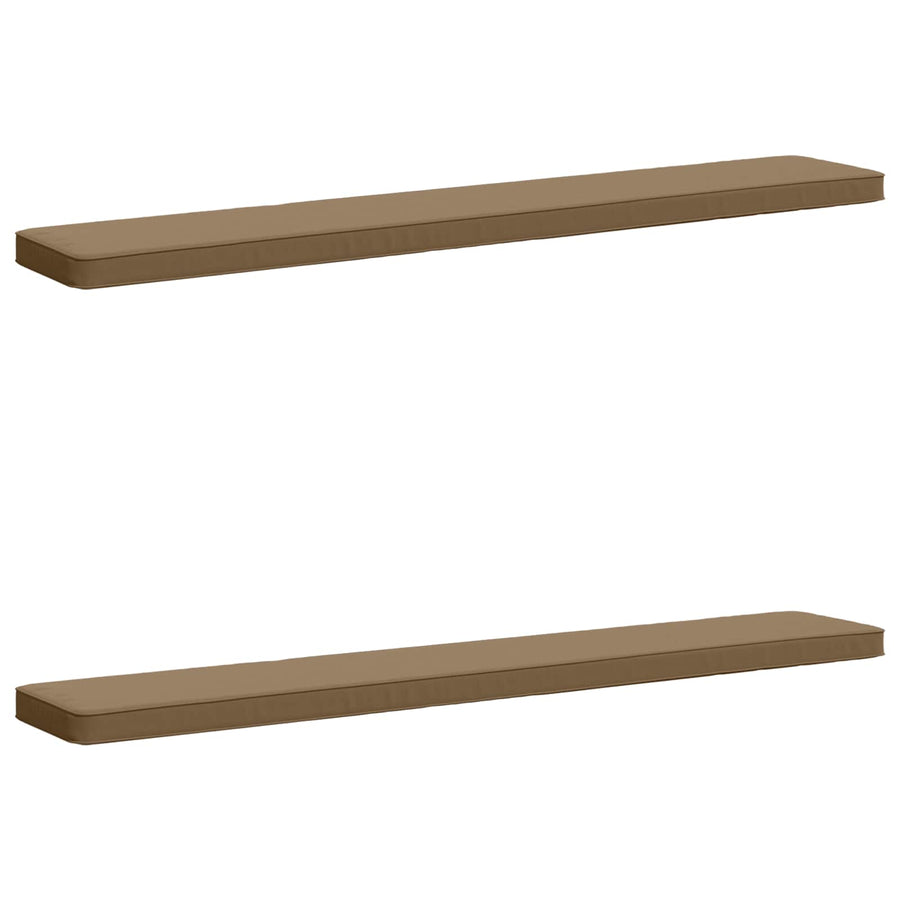 2-delige Bankkussens VUGHT 2 pcs 100% Polyester Taupe